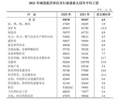 2021年重慶城鎮(zhèn)單位就業(yè)人員年平均工資出爐 非私營單位人均突破10萬元，技術(shù)服務(wù)業(yè)引領(lǐng)增長